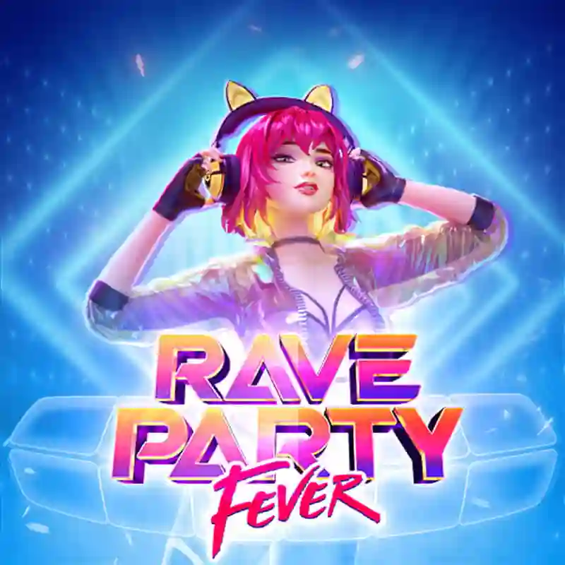 Rave Party Fever slot game banner - btmx casino